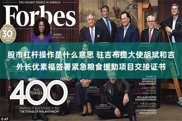 股市杠杆操作是什么意思 驻吉布提大使胡斌和吉外长优素福签署紧急粮食援助项目交接证书