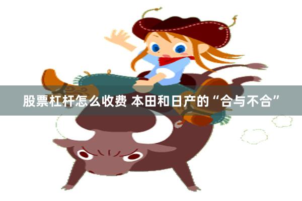 股票杠杆怎么收费 本田和日产的“合与不合”