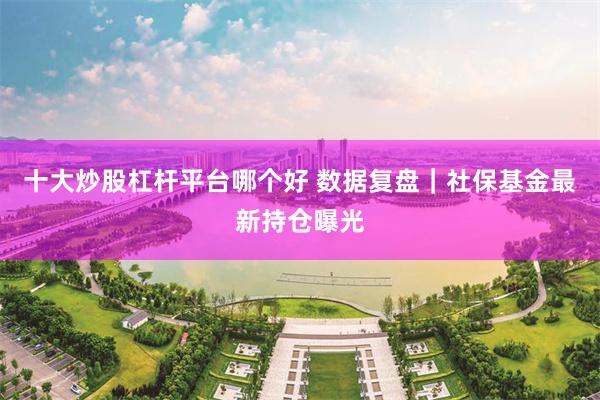 十大炒股杠杆平台哪个好 数据复盘｜社保基金最新持仓曝光