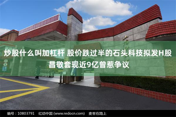 炒股什么叫加杠杆 股价跌过半的石头科技拟发H股 昌敬套现近9亿曾惹争议