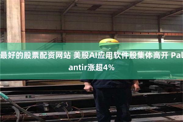 最好的股票配资网站 美股AI应用软件股集体高开 Palantir涨超4%
