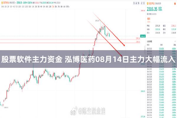 股票软件主力资金 泓博医药08月14日主力大幅流入